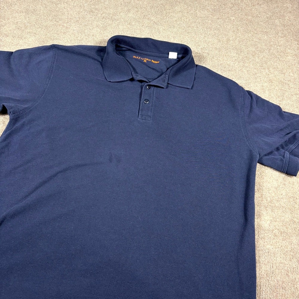 5.11 Tactical Series Polo Shirt Men XL Navy Short Sleeve Golf Tennis Performance